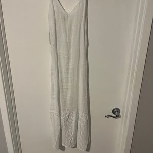 White linen dress NWT